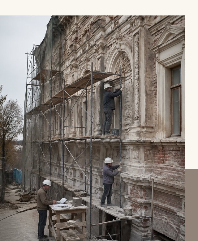 Реставрация объектов культурного наследия под ключ в Рузаевке
