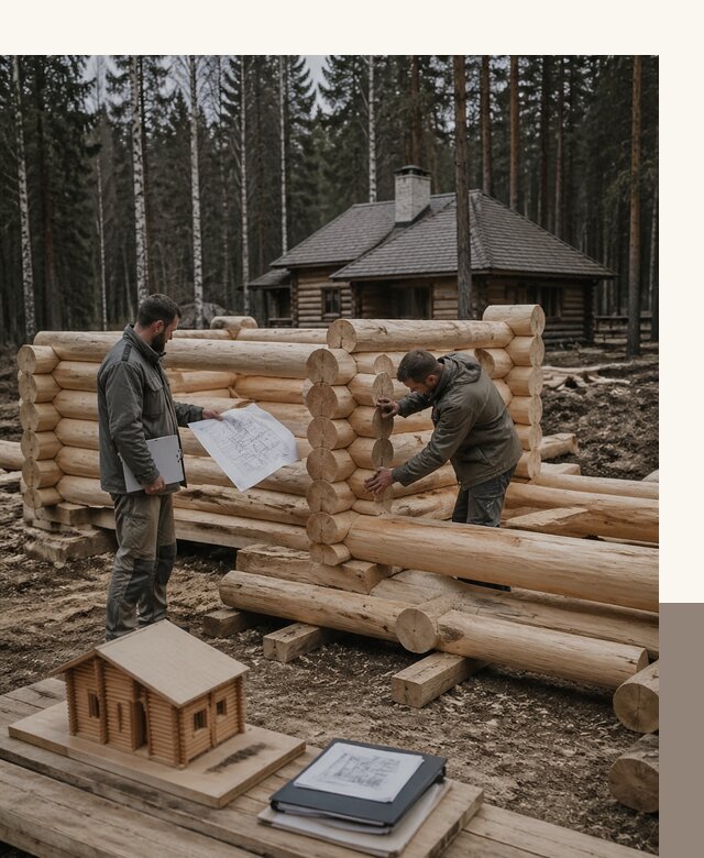 Проектирование и строительство домов из бревна в Рузаевке